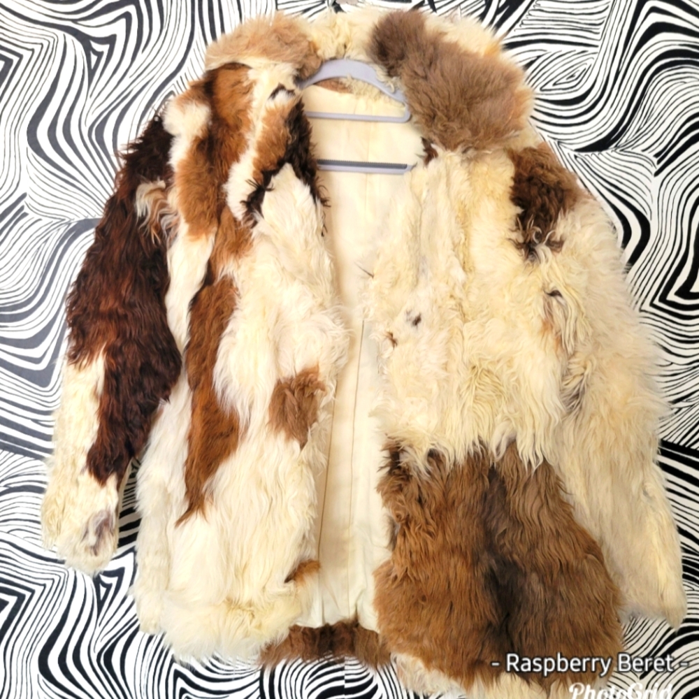 Vintage Alpaca Fur Coat